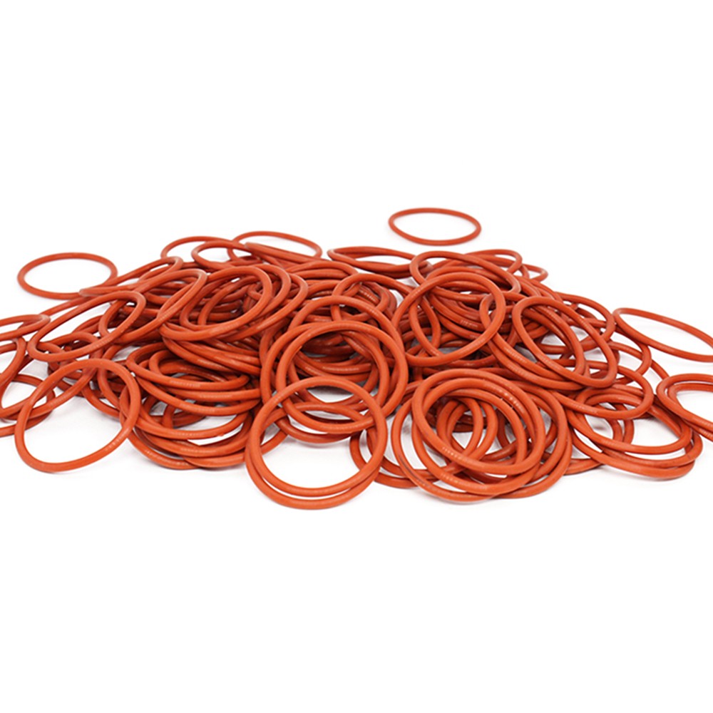 Silicone Rubber O Rings Metric Food Grade 3mm Cross Section 4mm-64mm ID O Ring