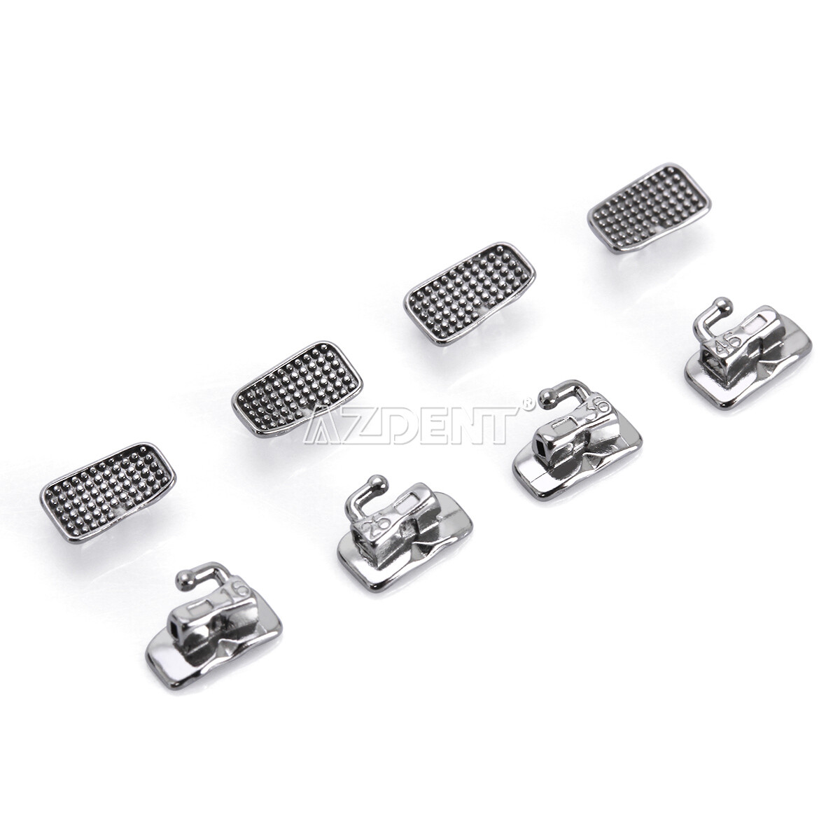AZDENT Dental Orthodontic 1st Molar Buccal Tubes Bondable Non-Conv Roth/MBT .022