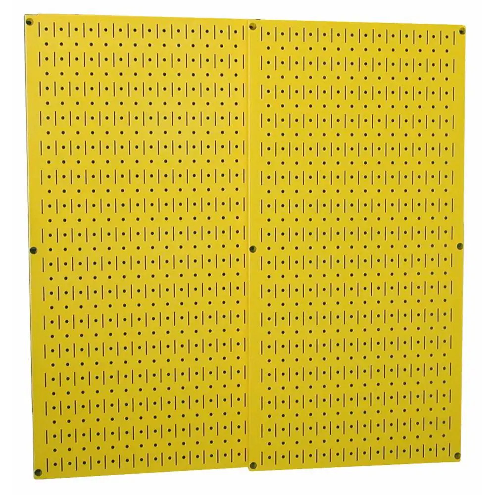 2 Pack Metal Wall Pegboard Peg Board Panel Organizer Shelf Display Tools Garage