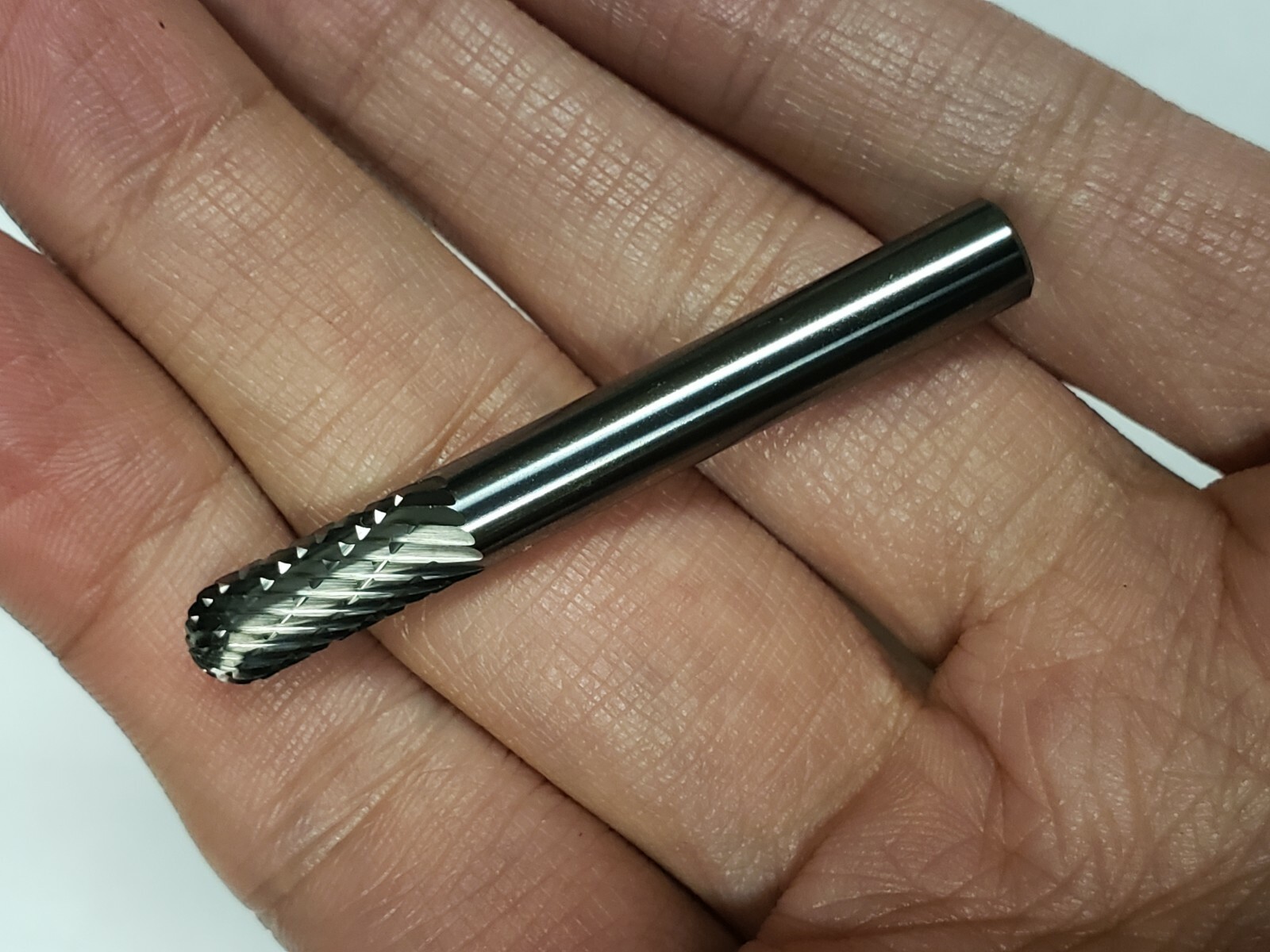 SC1D Cylindrical Cut Tungsten Carbide Burr Bur Cutting Tool Die Grinder Bit 1/4″