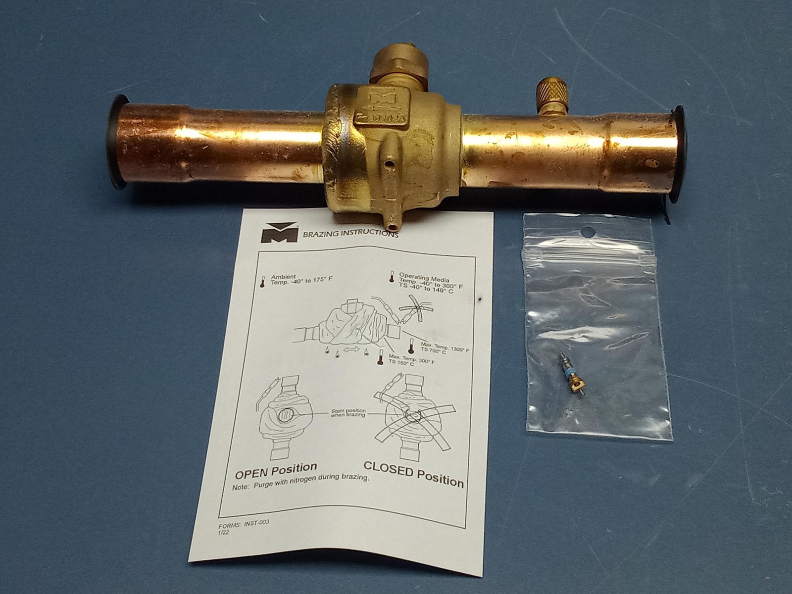 Mueller – AQ17865 – Cyclemaster Ball Valve 1-1/8″ ODS MR – NEW