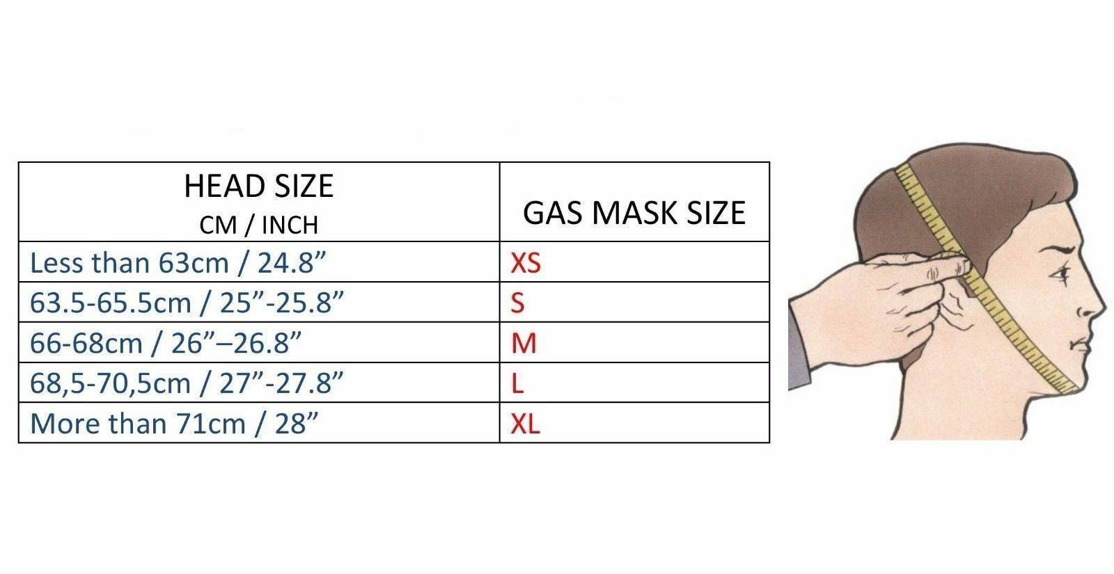 Genuine Soviet era ussr gas mask GP-5 Surplus USSR Modern NATO filter face mask