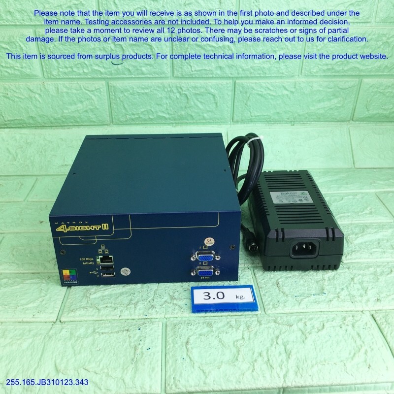 MATROX 4SIGHT II F212C8HD1XDL0KA, Image Processing Controller as photo, sn:6224.
