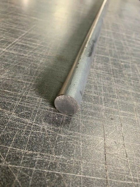 1″ Diameter X 3″ Long HR Steel Round Bar, Rod