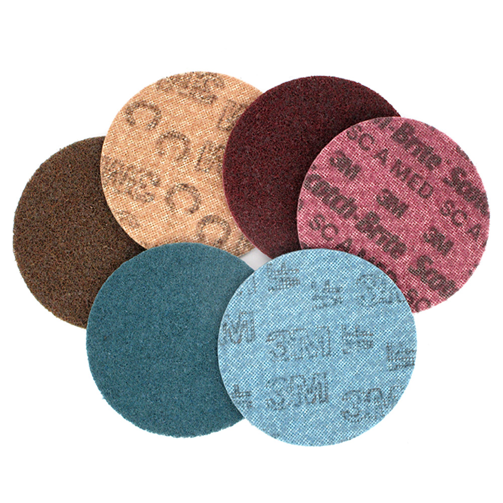 50-125mm 2/3/4/5″ Hook Loop Pads Nylon Roll Lock Sanding Discs Grit 150 240 400