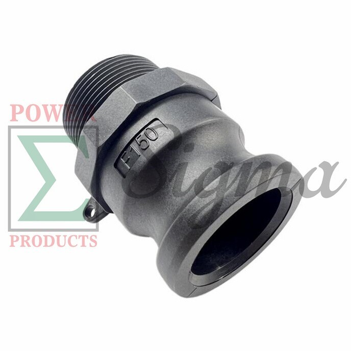 1-1/2″ 1.5″ IN PP TypeF Camlock Coupling Groove Hose Fitting Adapter x Male NPT
