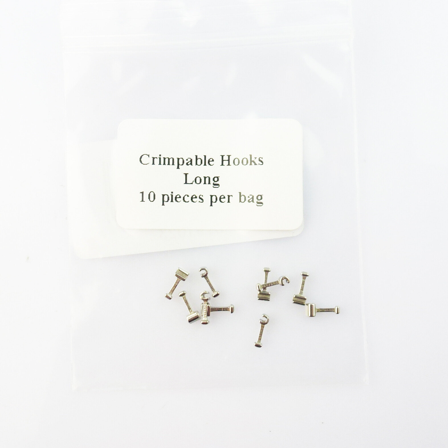 10pc Dental Orthodontic Crimpable Hooks for Archwire Stainless Steel EASYINSMILE