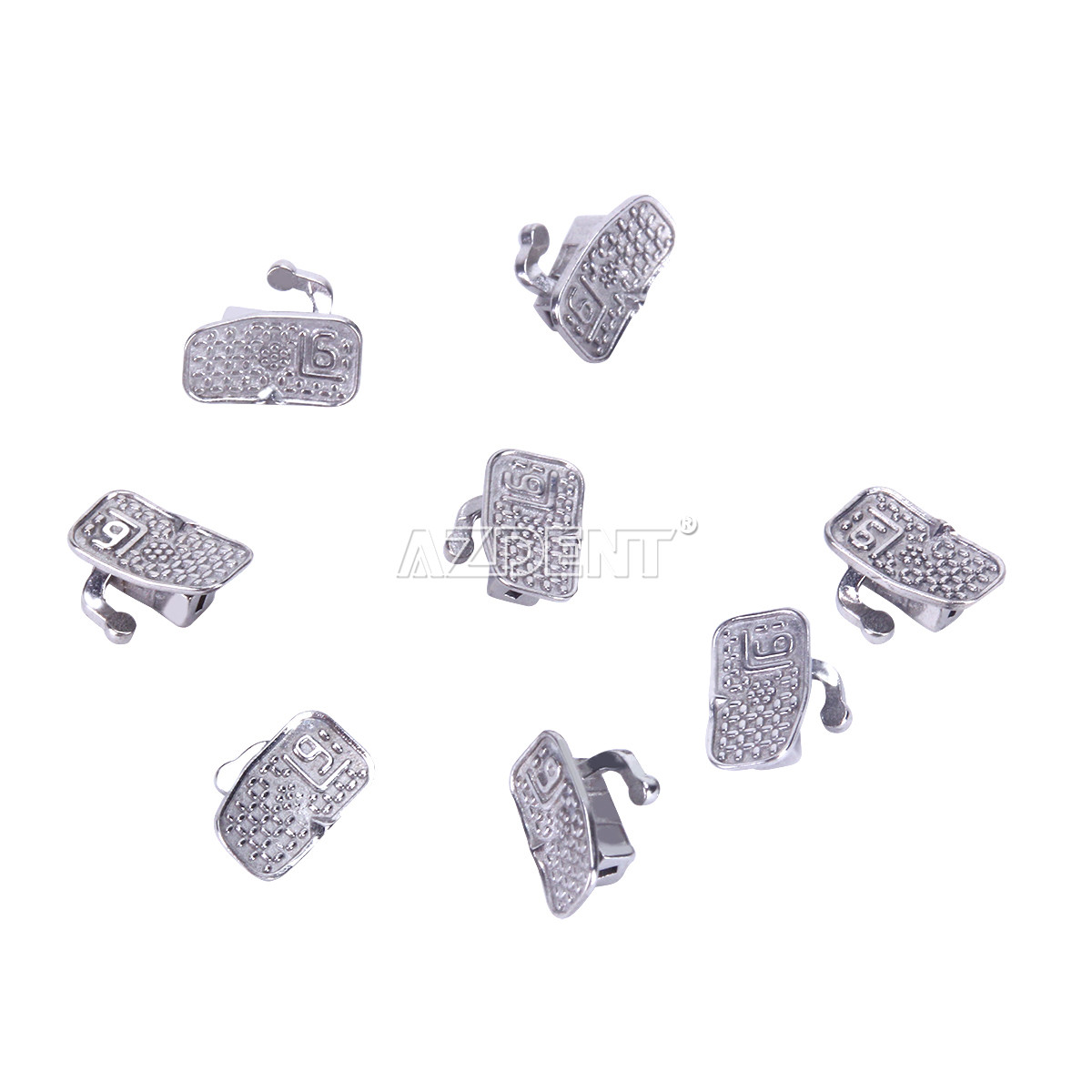 50Sets Dental Orthodontic Buccal Tube 1st 2nd Molar Roth MBT 022 018 AZDENT