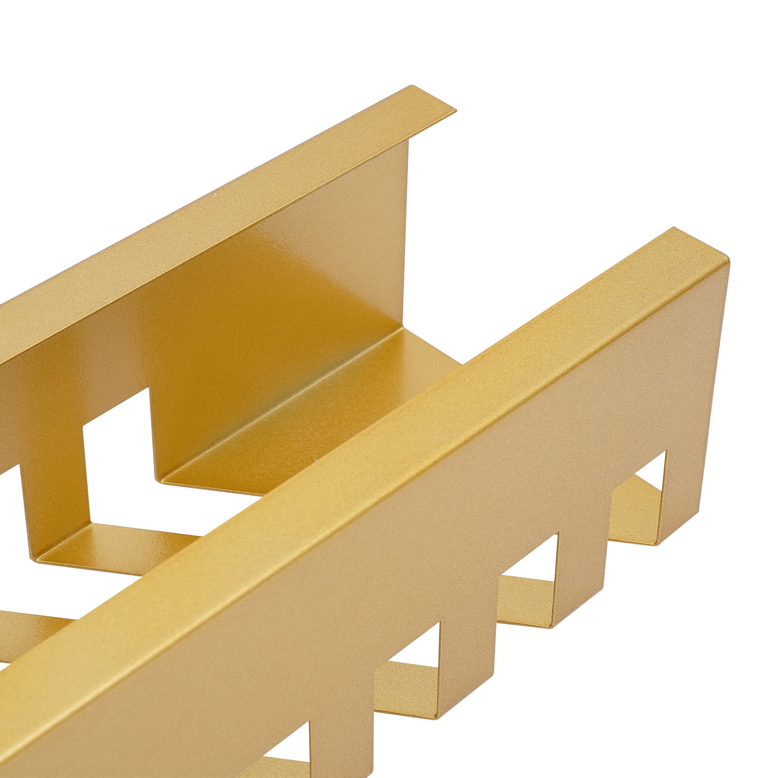 10-Slot Tabletop Tile Display Rack Iron Small Tile Sample Display Rack 45° Slant