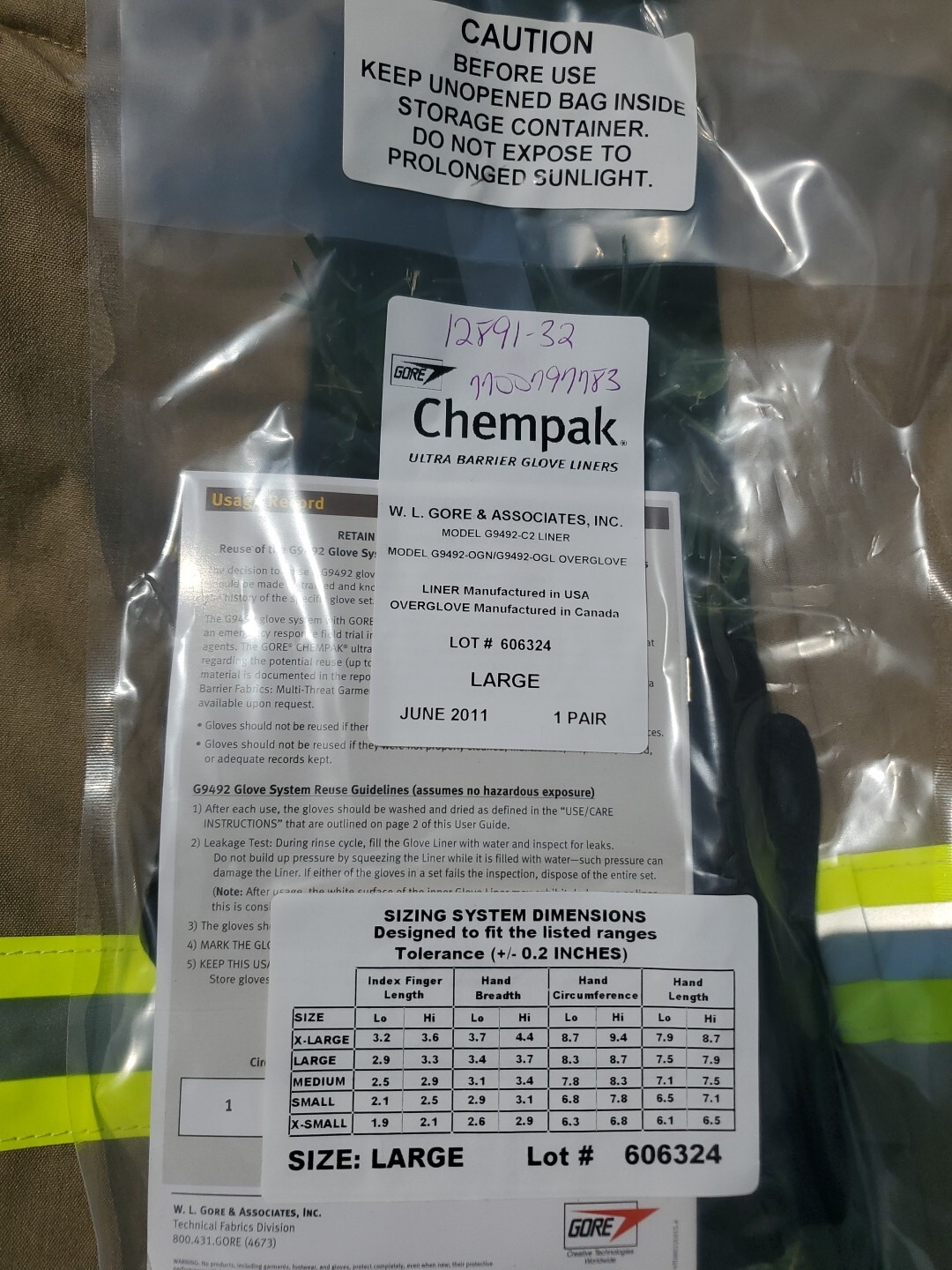 Lion MT94 CBRN One Piece Multi-Threat Protection Suit GORE CHEMPAK