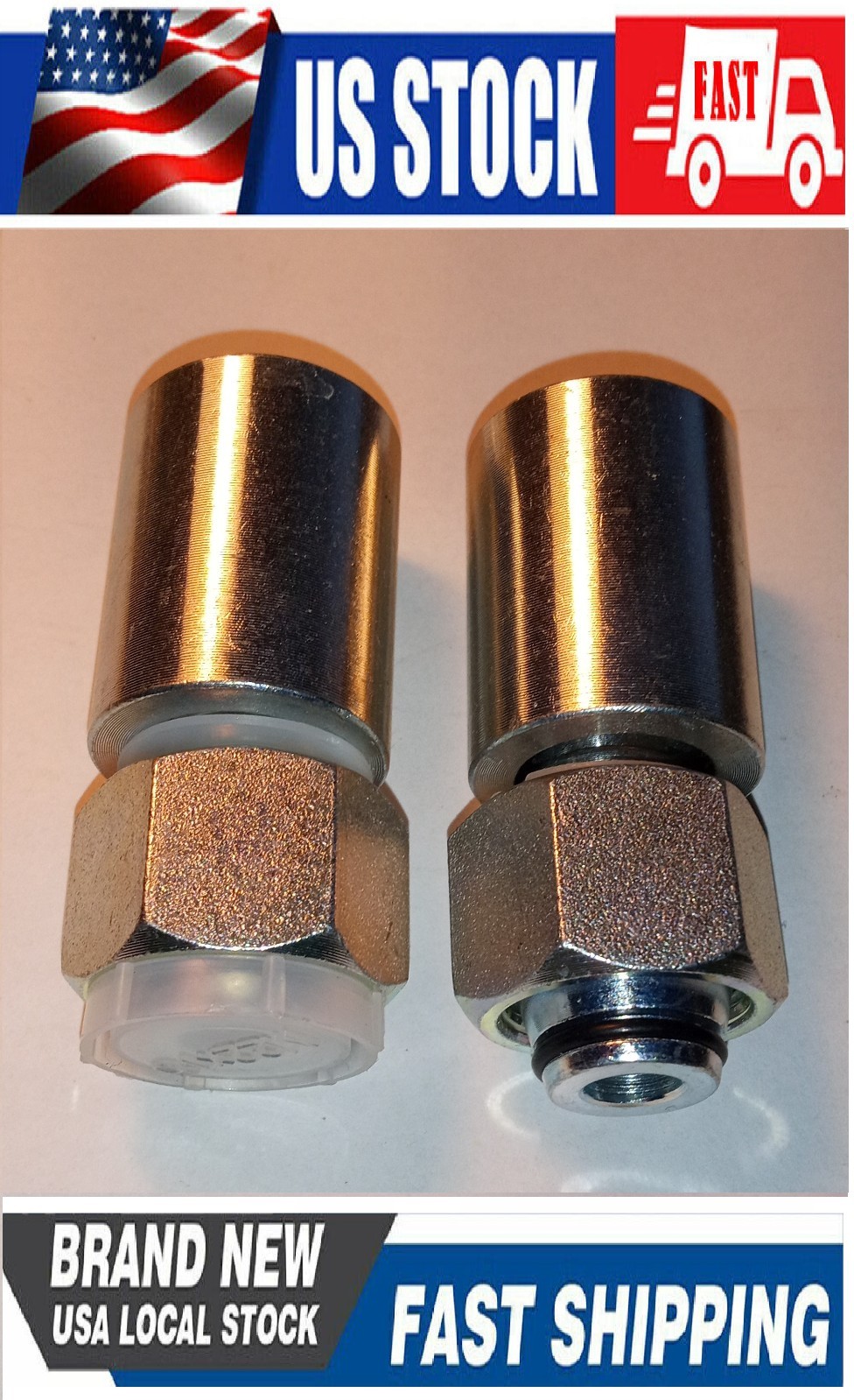 M22 x 1.5 Metric hydraulic fitting Straight Swivel Femal, 00110-08 & 20411-22-08