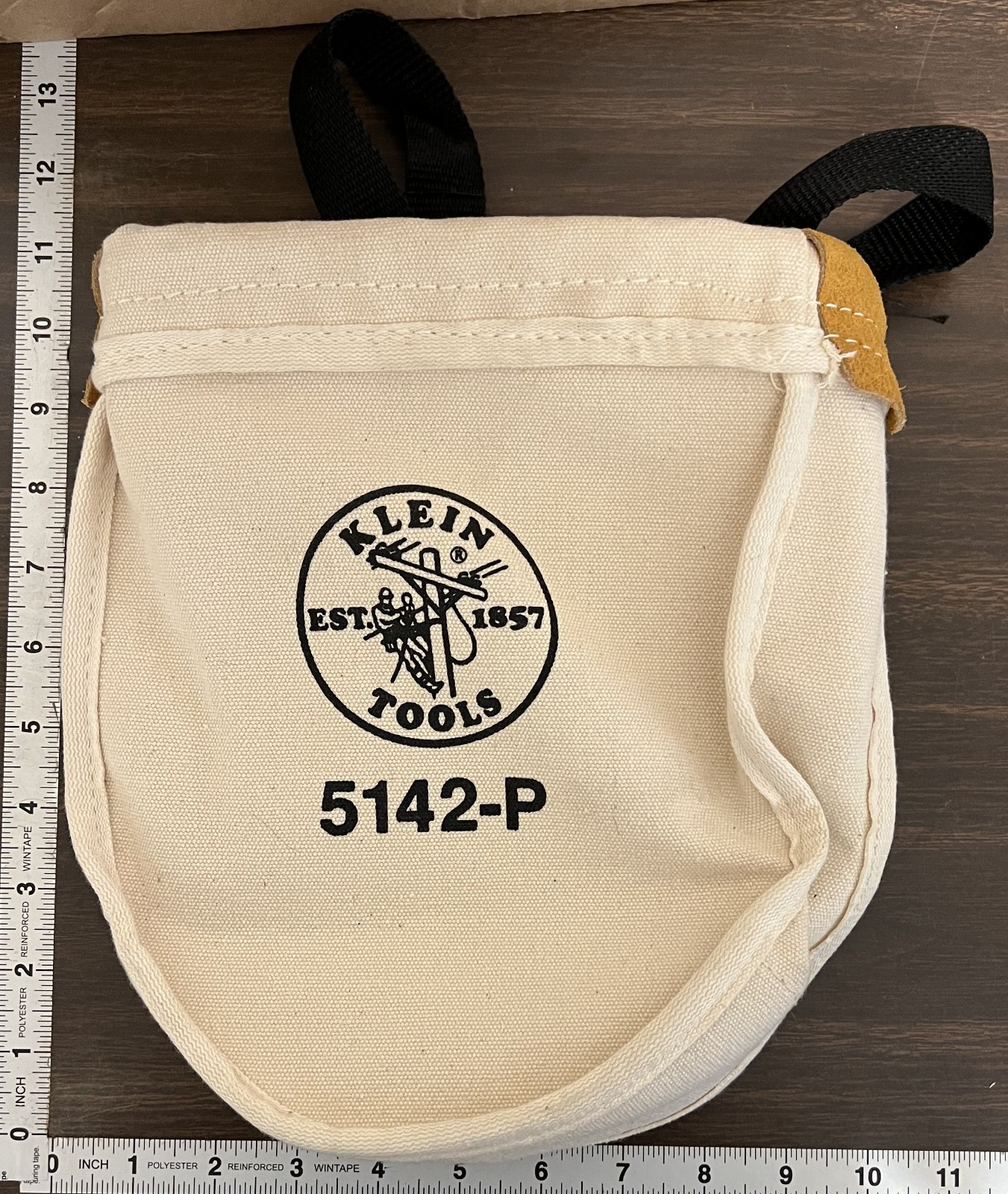 Klein Tools Canvas Utility Bag/Tool Bag with Interior Pocket 5142-P