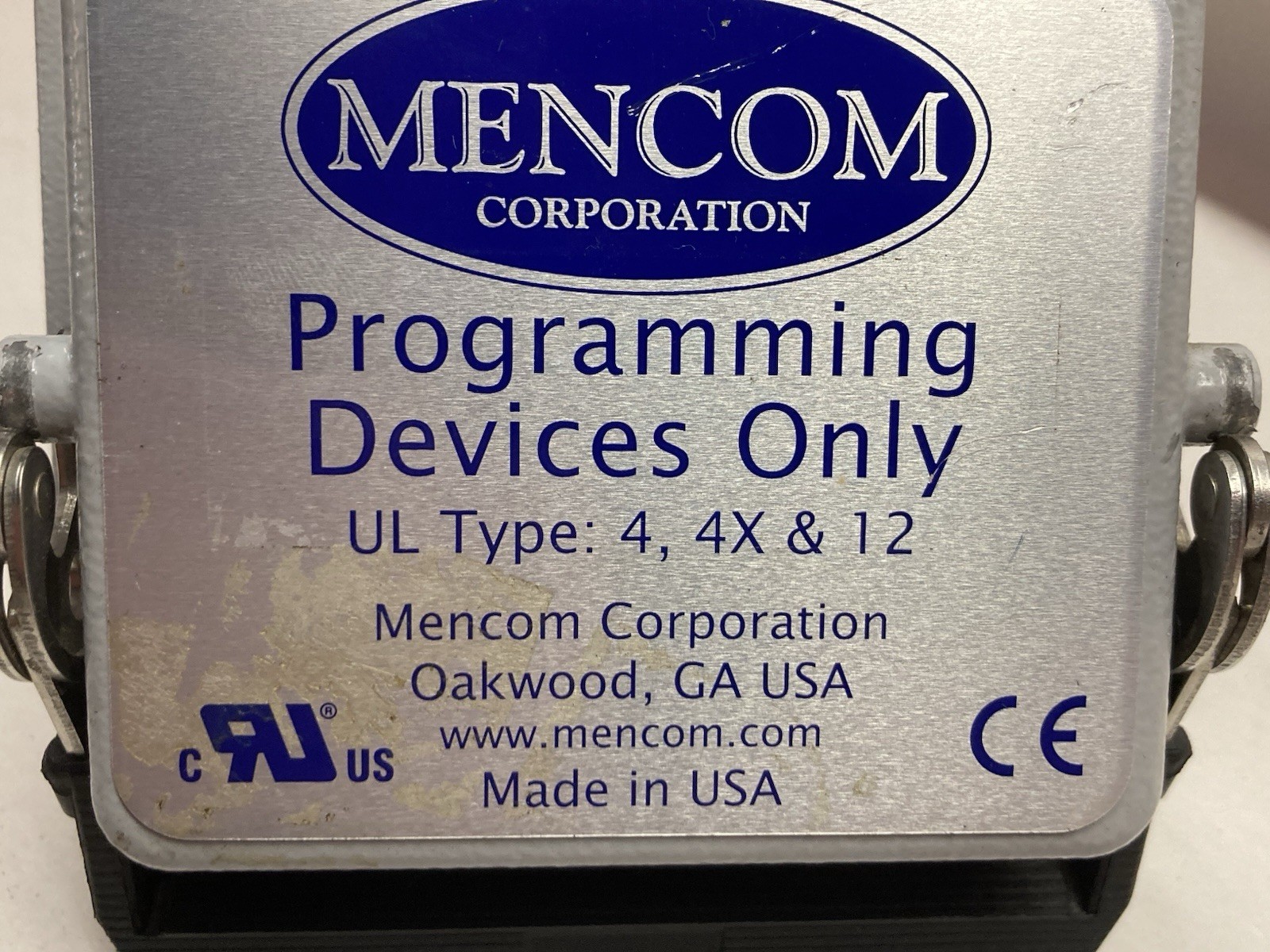 Mencom Corporation,UL Type: 4 4X & 12,Programming Devies Only