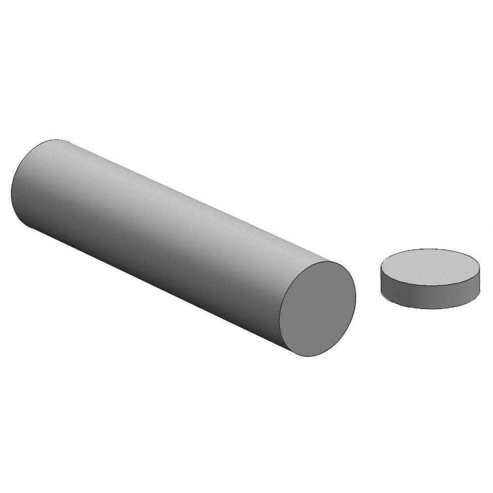 GRAINGER APPROVED 4R.375-36 Rod Stock,SS,36 in Overall L 61RC26