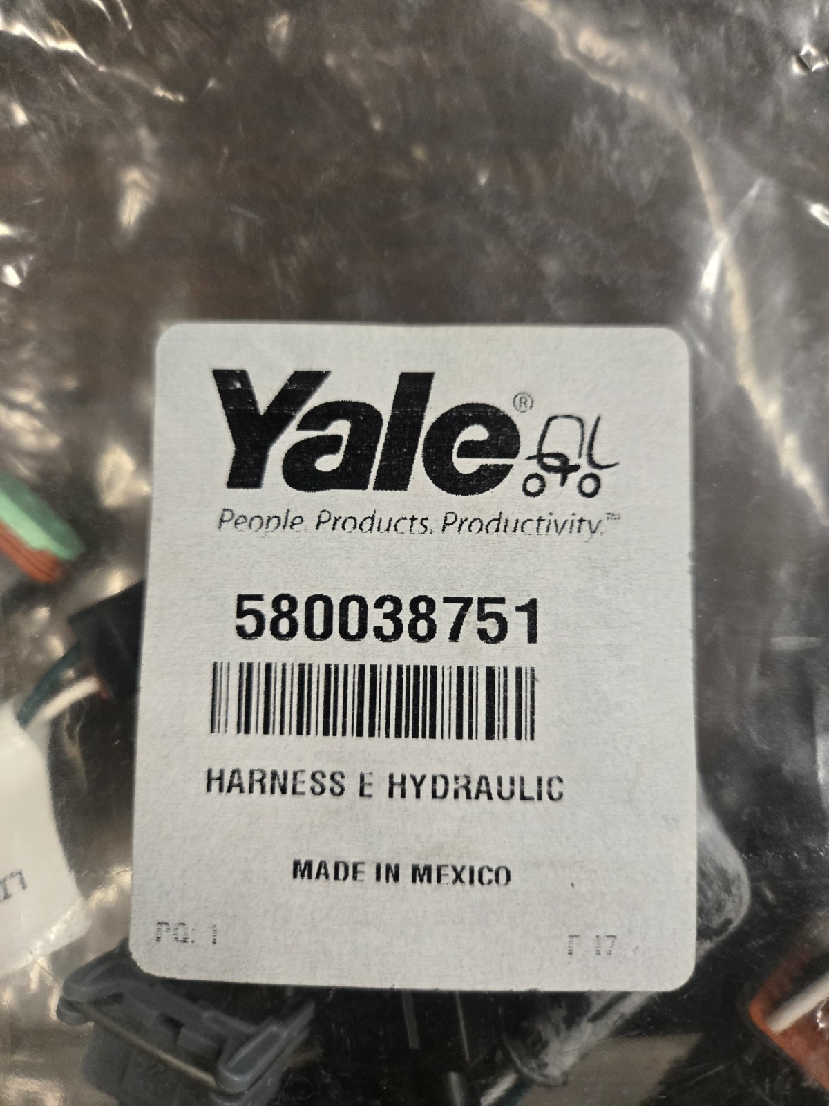 Yale 580038751 Harness E Hydraulic (BX3)