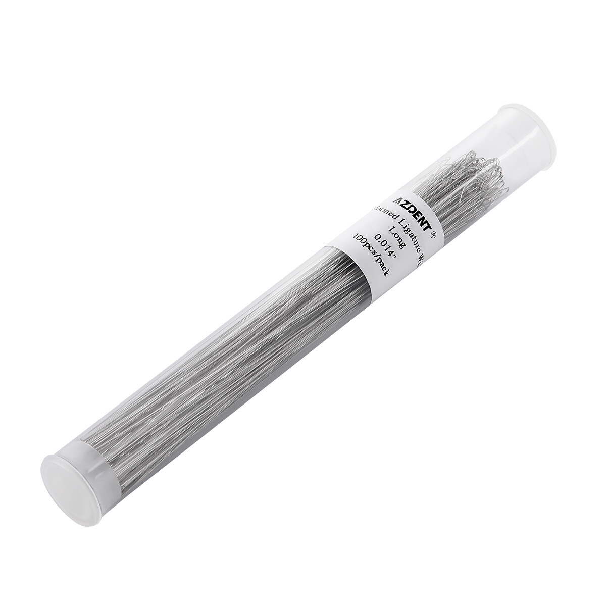 100pcs/Pack Dental Ortho Preformed Ligature Wire Ligature Ties Long Short