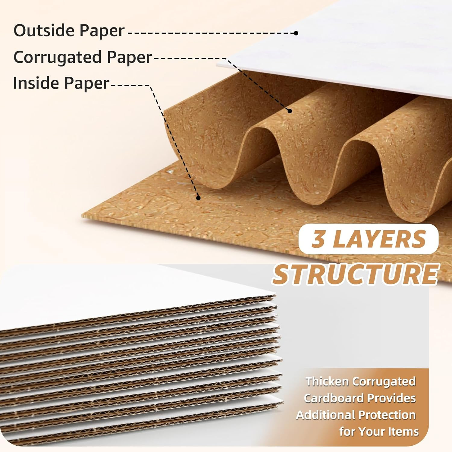 30 Pack 4X4X4, 5X5X5, 6X6X6 Assorted Sizes Shipping Boxes for Small Business, Ea