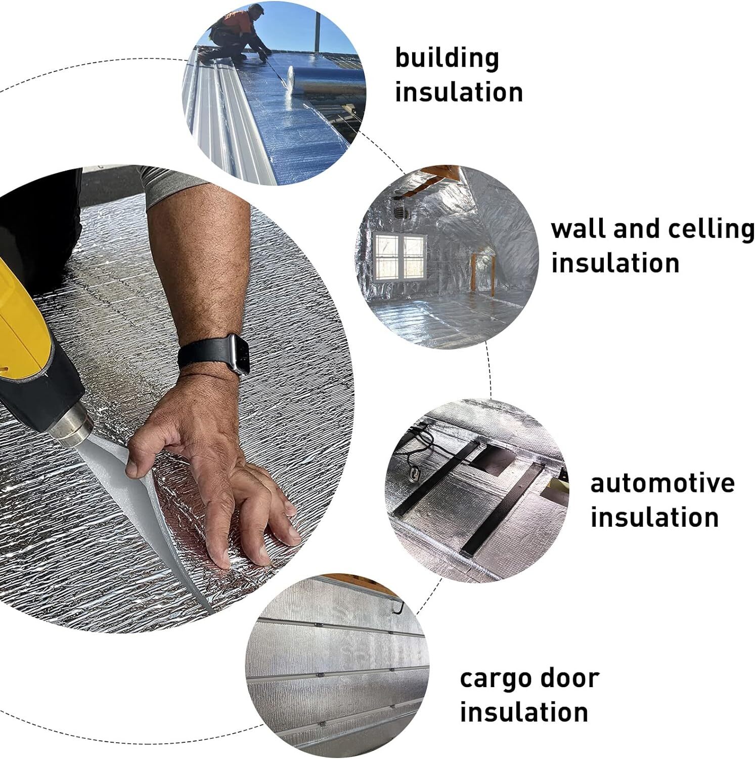 80″x40″ Premium Reflective Insulation Foam Thermal Panel Foam Core Material Mat