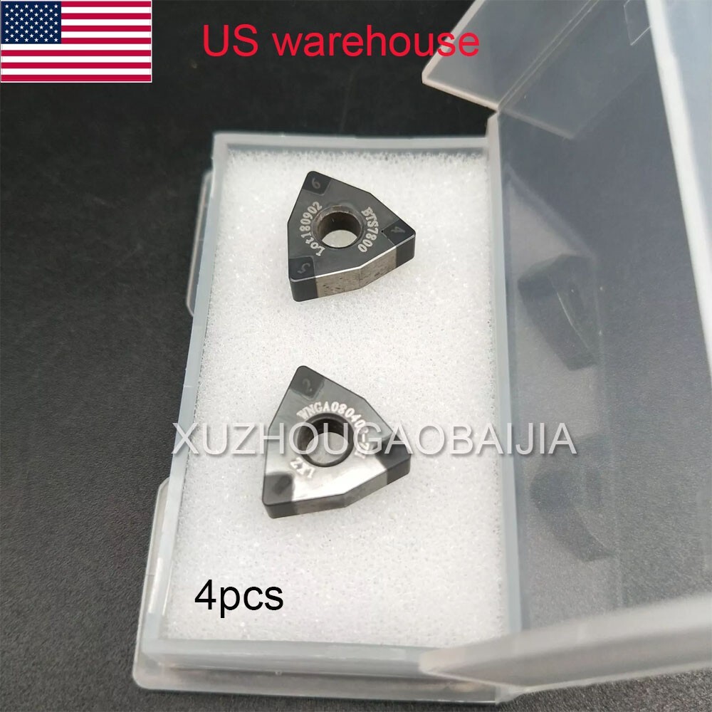 4Pcs WNMG080408 CBN-6 turning inserts WNMG432 Available in 6 corners for steel