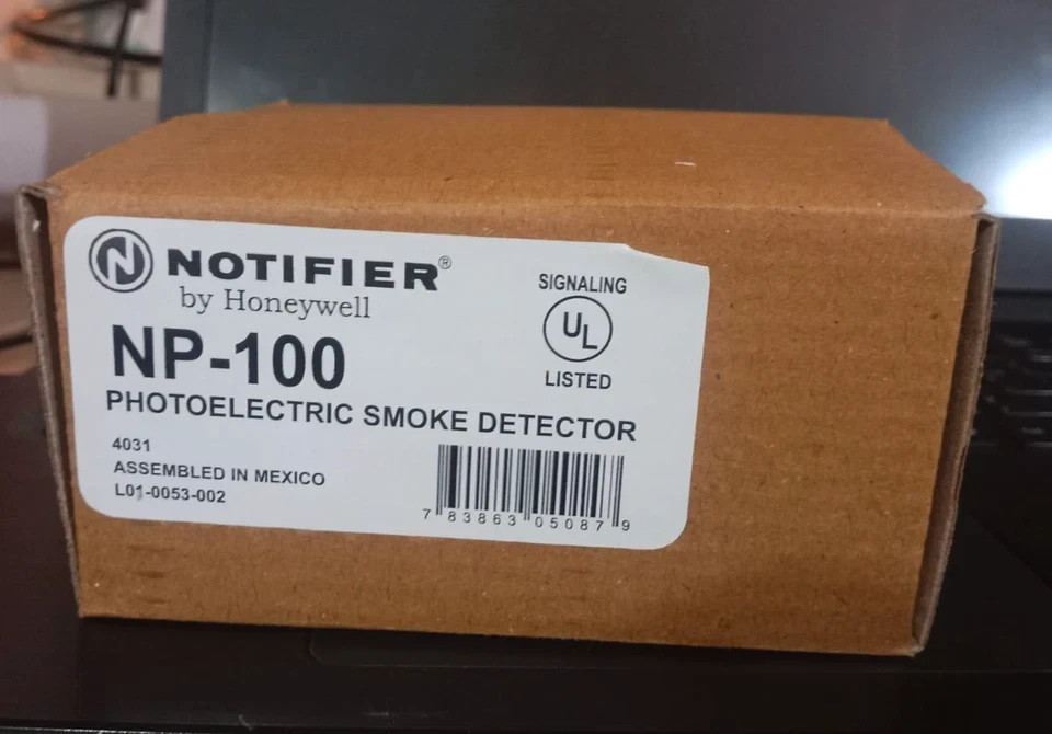 SET OF TEN (10) Notifier NP-100 Photoelectric Smoke Detector NP 100 Only