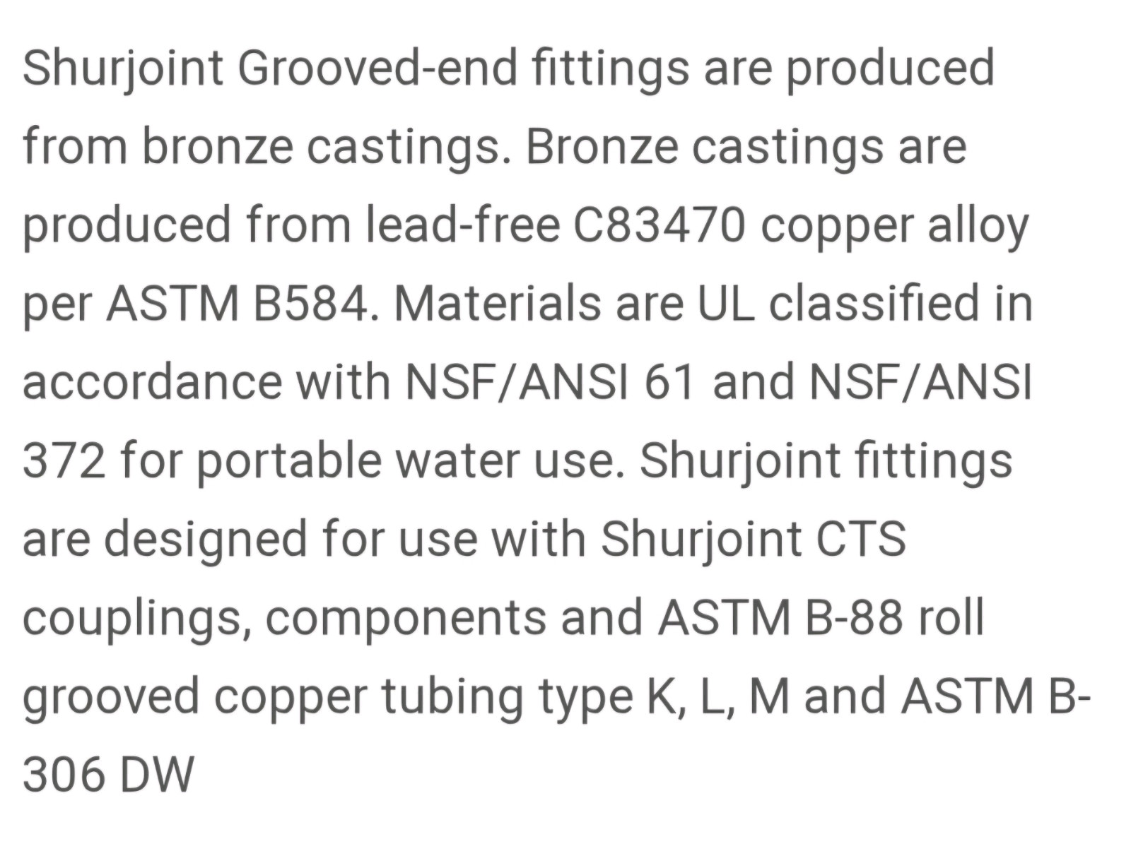 3″ GROOVED COPPER TEE SHURJOINT MODEL -C20