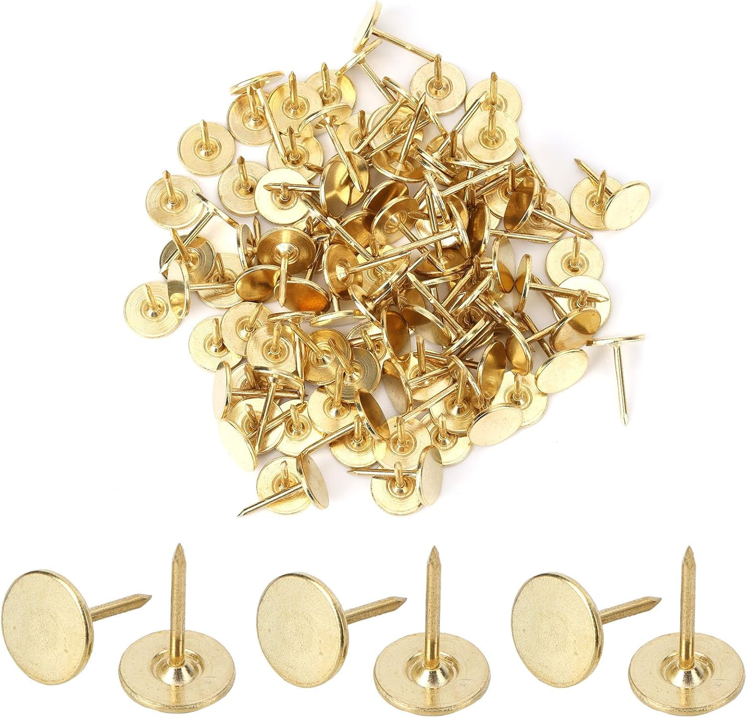 200 Pcs Heavy Duty Thumb Tacks Flat Push Pins for Bulletin Board Decorative Nail