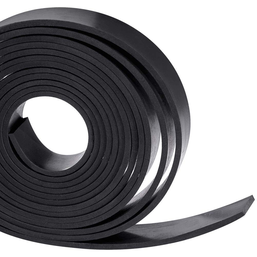 Solid Neoprene Rubber Strips Roll 1/8 .125 inch Thick X 1 inch Wide X 10 Feet…