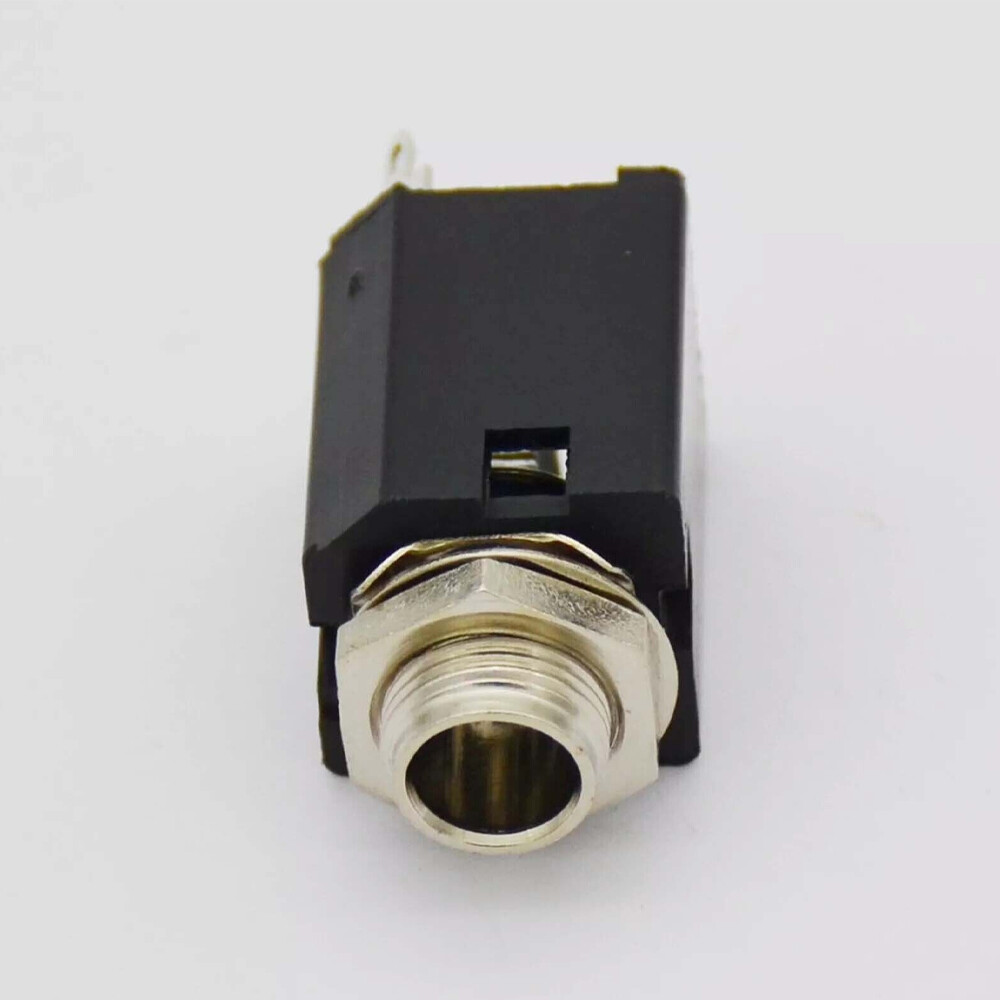 10PC 1/4″ 6.35mm Stereo Jack Socket Audio Plug For Guitar Pedal/Amp/ Diy