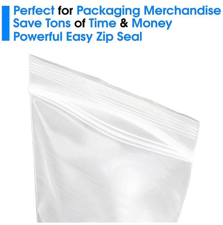 Pick Quantity 1-6,000 4″ x 9″ Reclosable Resealable Clear Long Zipper Poly Bag