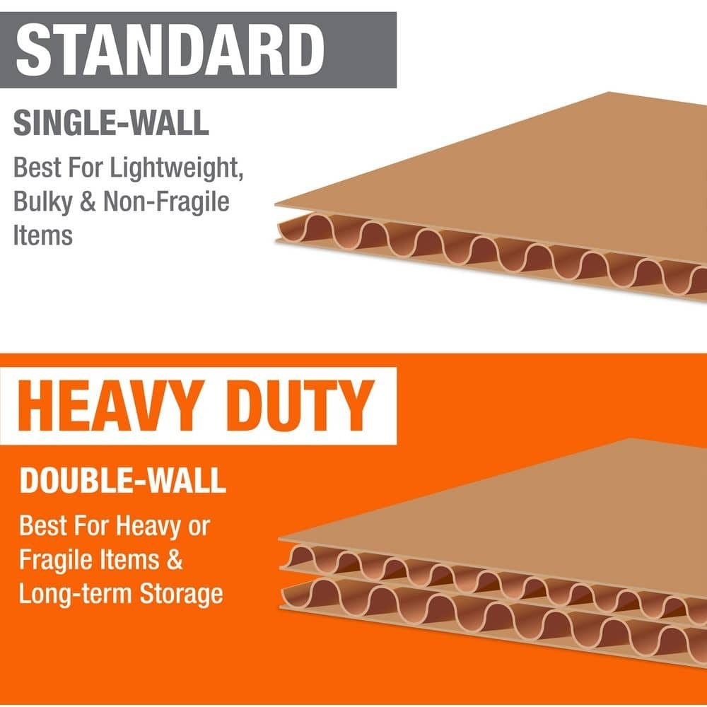 NEW 16x10x12 D Small Moving Boxes with Handles – Strong, Convenient (10-Pack)