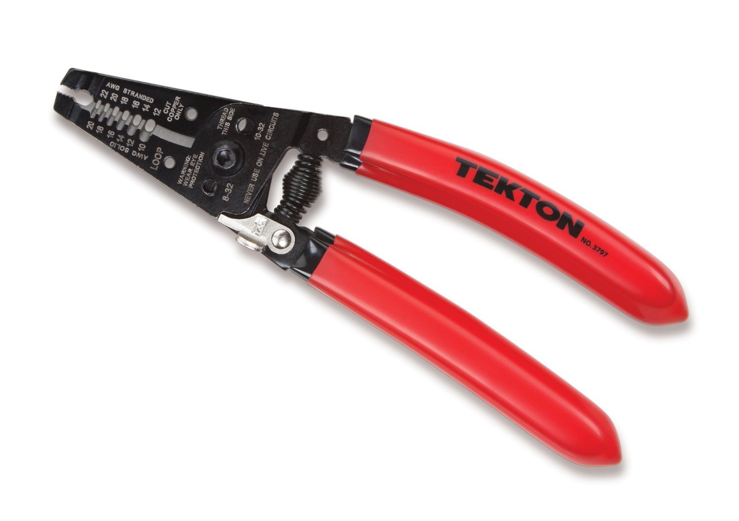 TEKTON NEWEST IMPROVED 7-Inch Wire Stripper/Cutter (Always Guaranteed)