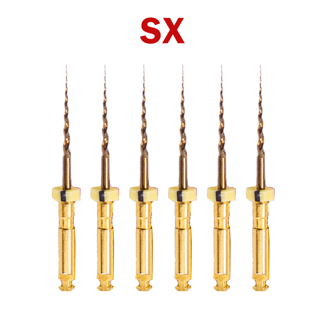 Dental Endo Rotary Files X-Pro Gold Taper NITI Endodontic Root Files Sx-F3 25MM