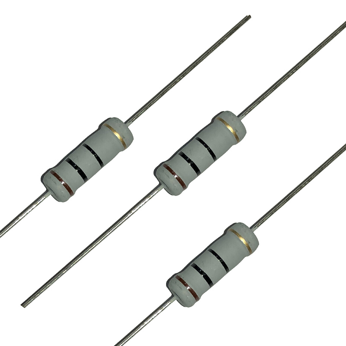 10pcs 5W Carbon Film Resistor Tolerance ±5% Full Range of Values 0.1Ω to 1MΩ
