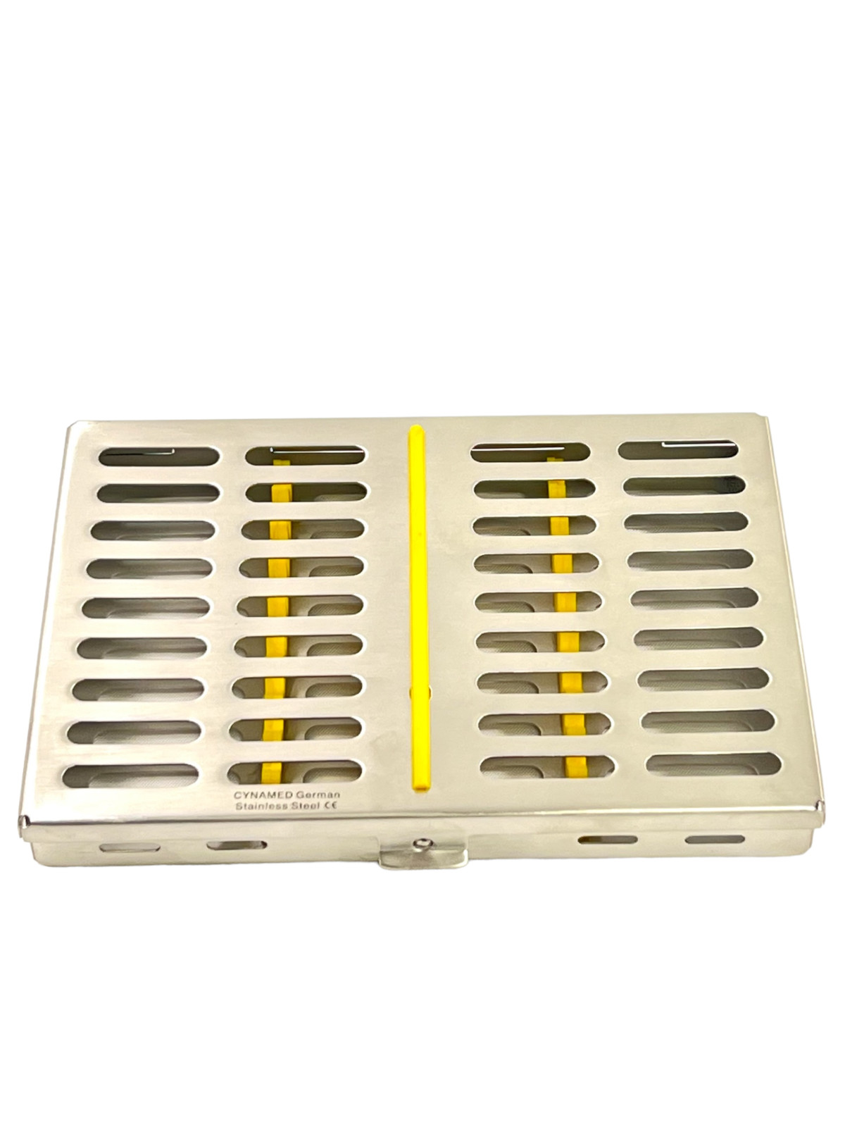 DENTAL SURGICAL AUTOCLAVE STERILIZATION CASSETTES RACKS BOX FOR 10 INSTRUMENTS