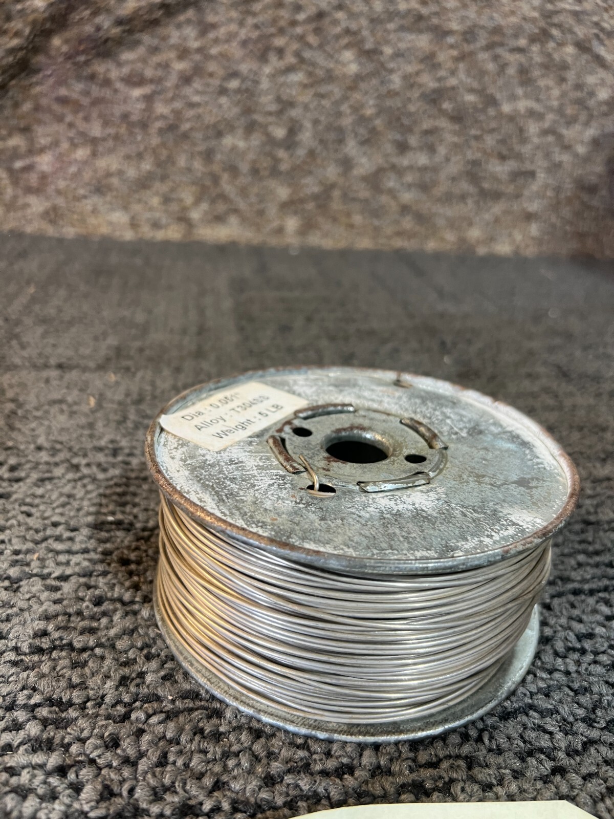 QTY 2 ALLOY T304SS DIA 0.051″ WEIGHT 5 LB Silver