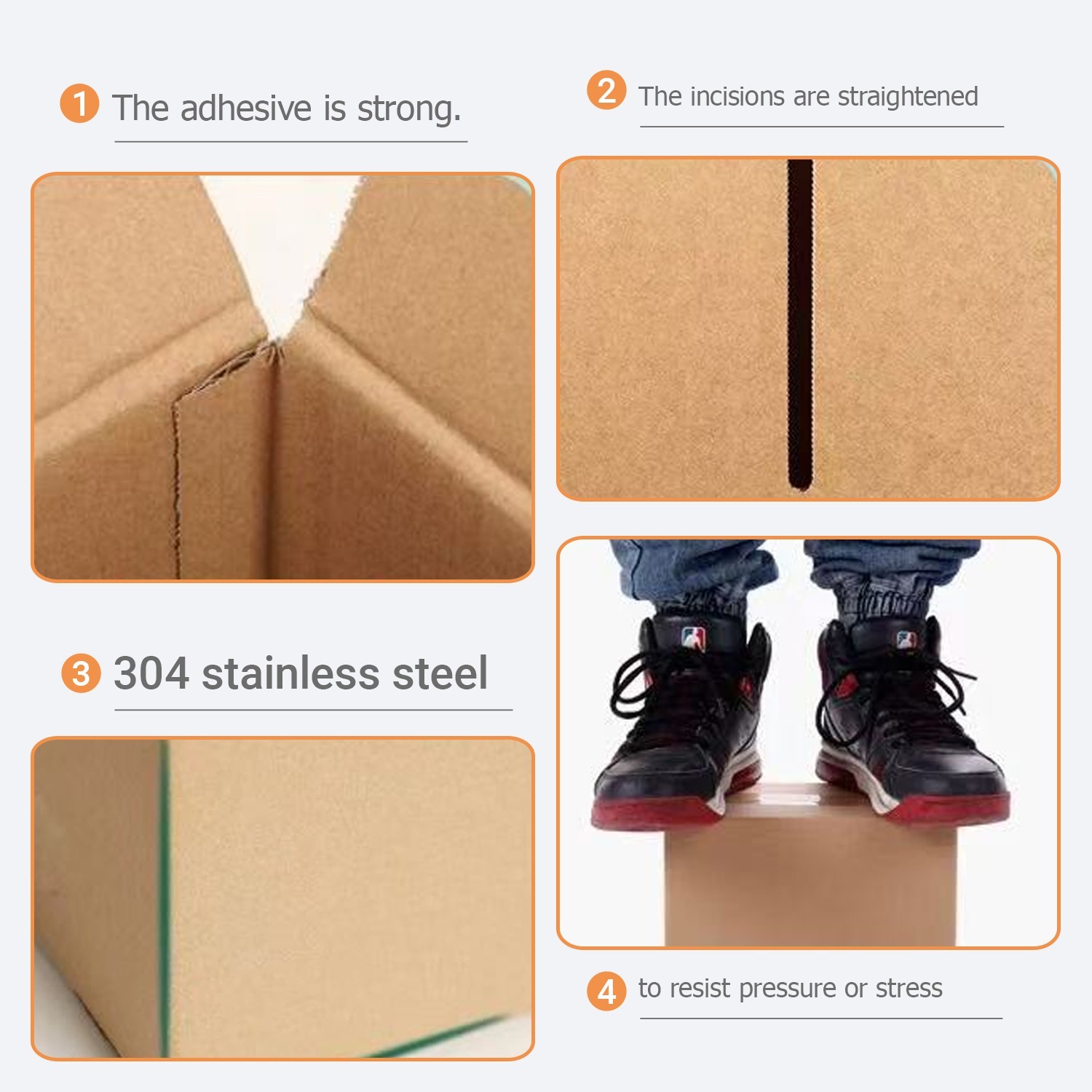 25-100pcs 12″x6″x6″ 8″x8″x8″ Shipping Packing corrugated cardboard boxes ebay UL