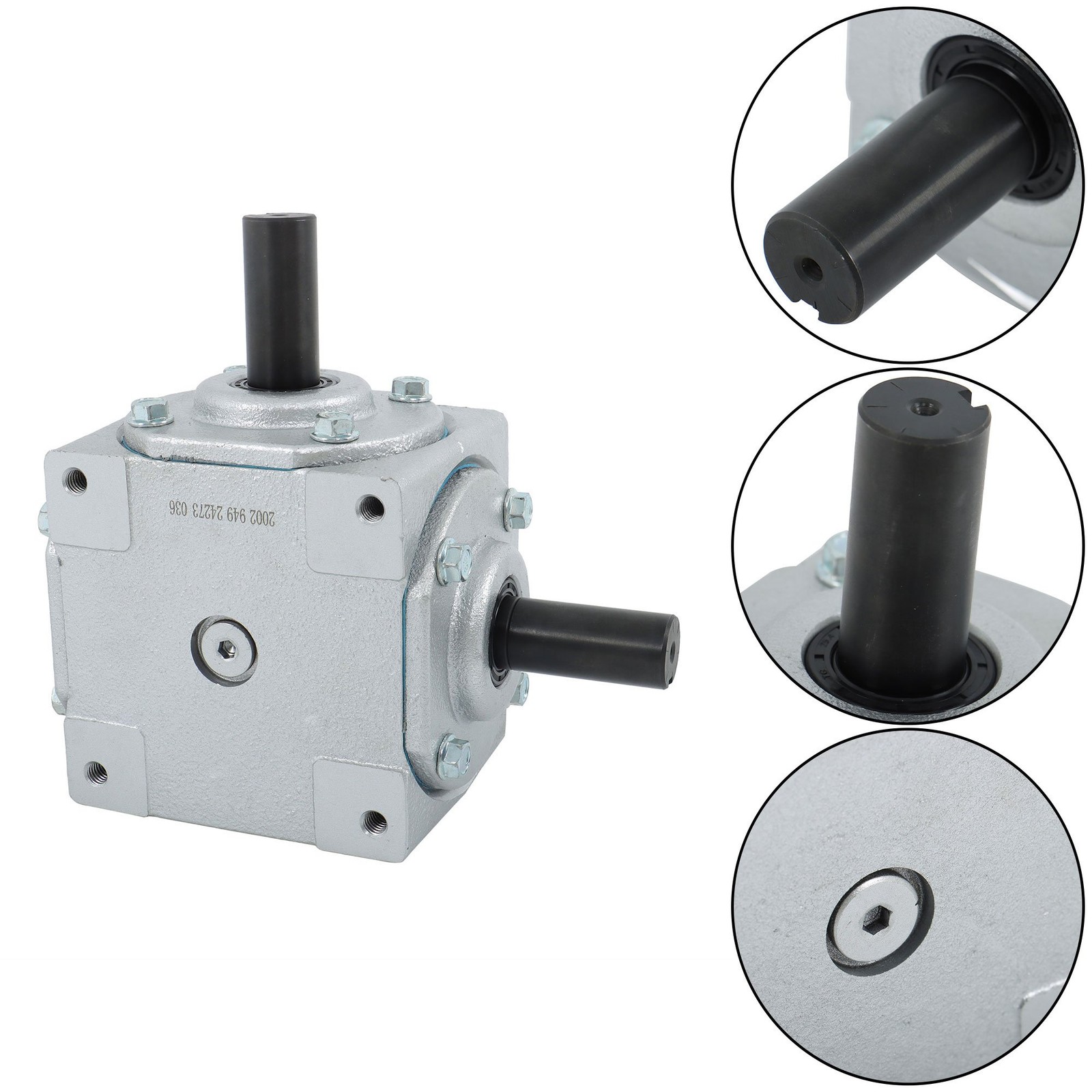 Corrosion-Resistant Right Angle Gearbox 40 HP for Marine & Mining Use