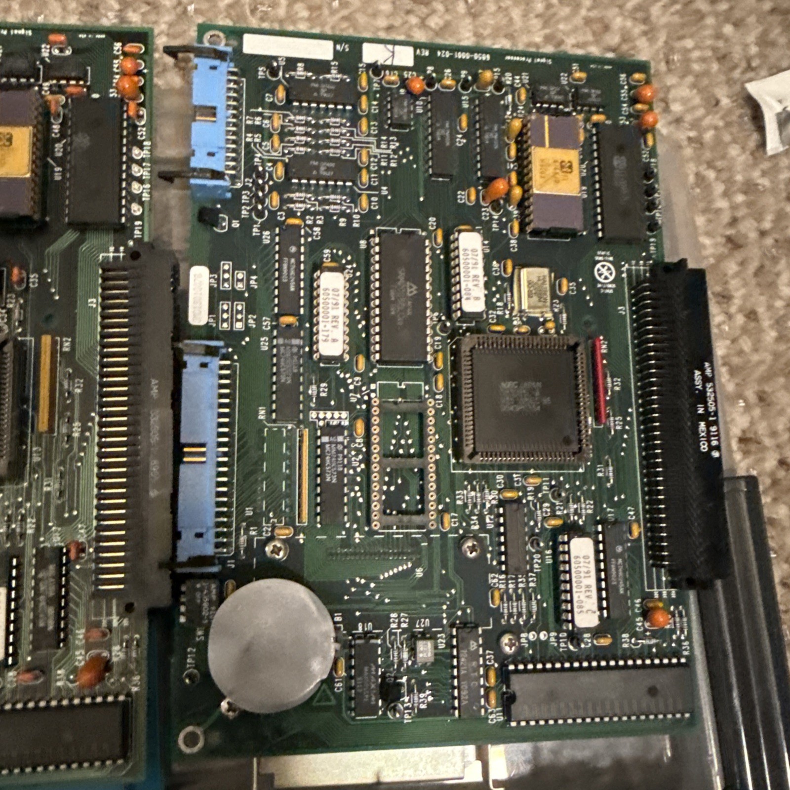 GE OEC Medical 9800 Plus control panel processor I/O board – See Description