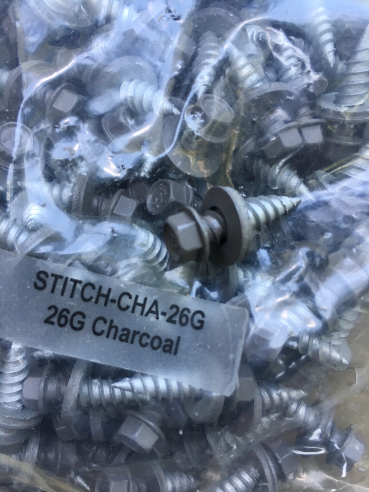 250 #12 x 3/4 Self-Drilling Stitch metal to metal roofing screws