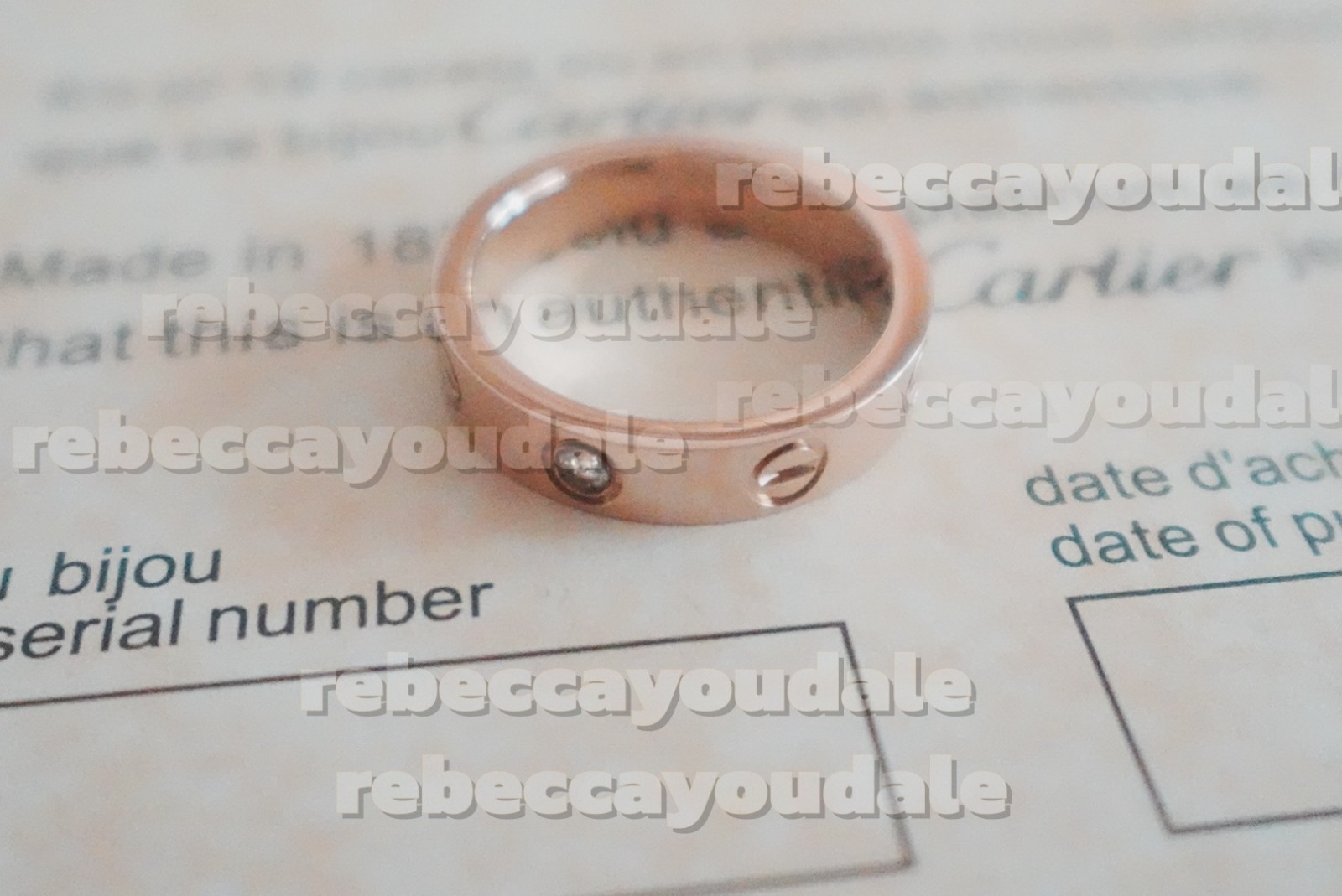 NEW.CartlerLOVE&Ring 18k-Yellow Gold 3.6mm Diamond Wedding Band Size US 8