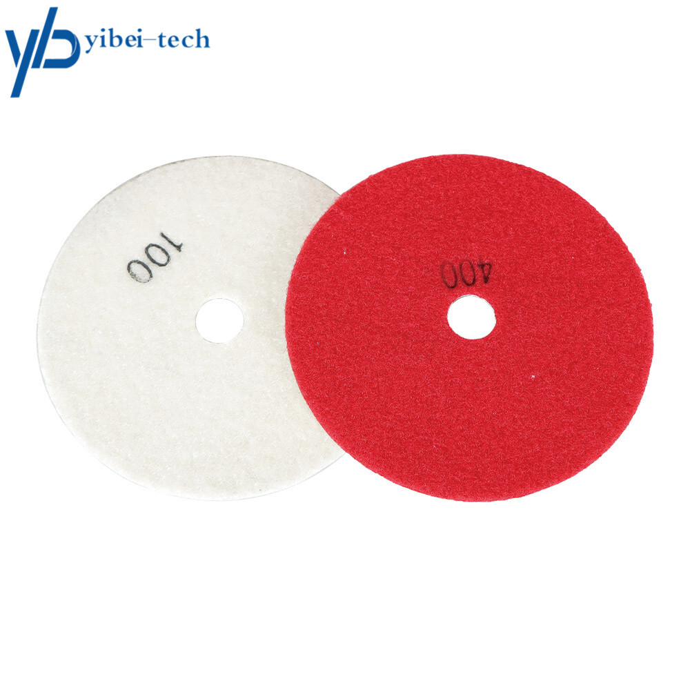 8Pcs 5 Inch Wet Dry Set Diamond Polishing Pads For Marble Quartz Stone Polishing