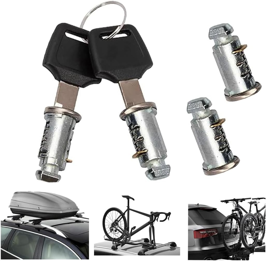 4 Pack Lock Cores Compatible with Thule One-Key System Lock Cylinders, Key Cylin