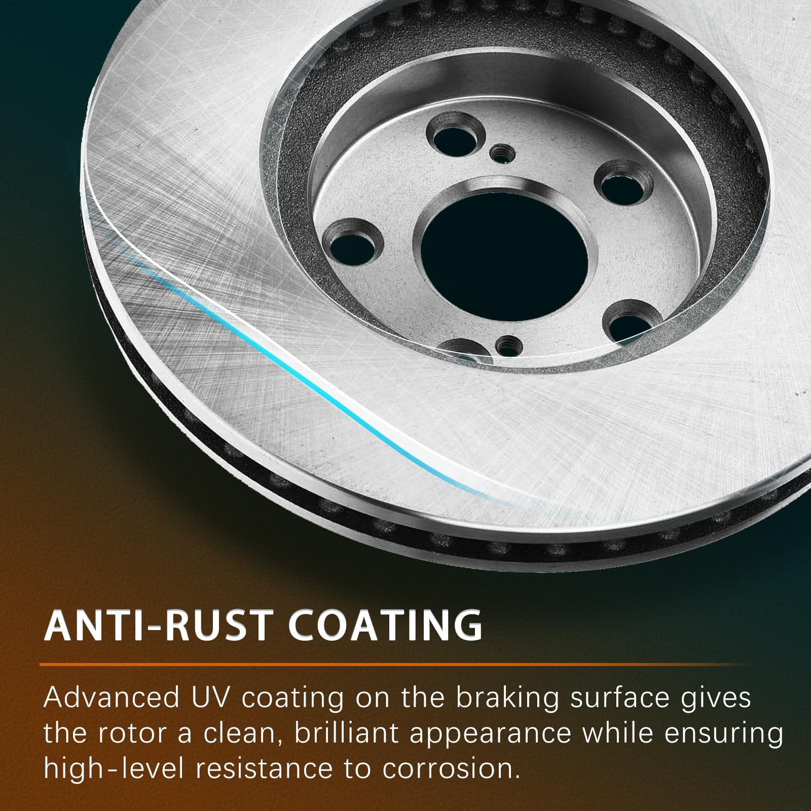Front 11.65″ (296mm) and Rear 11.46″ (291mm) Brake Kit Compatible with 2007-2013