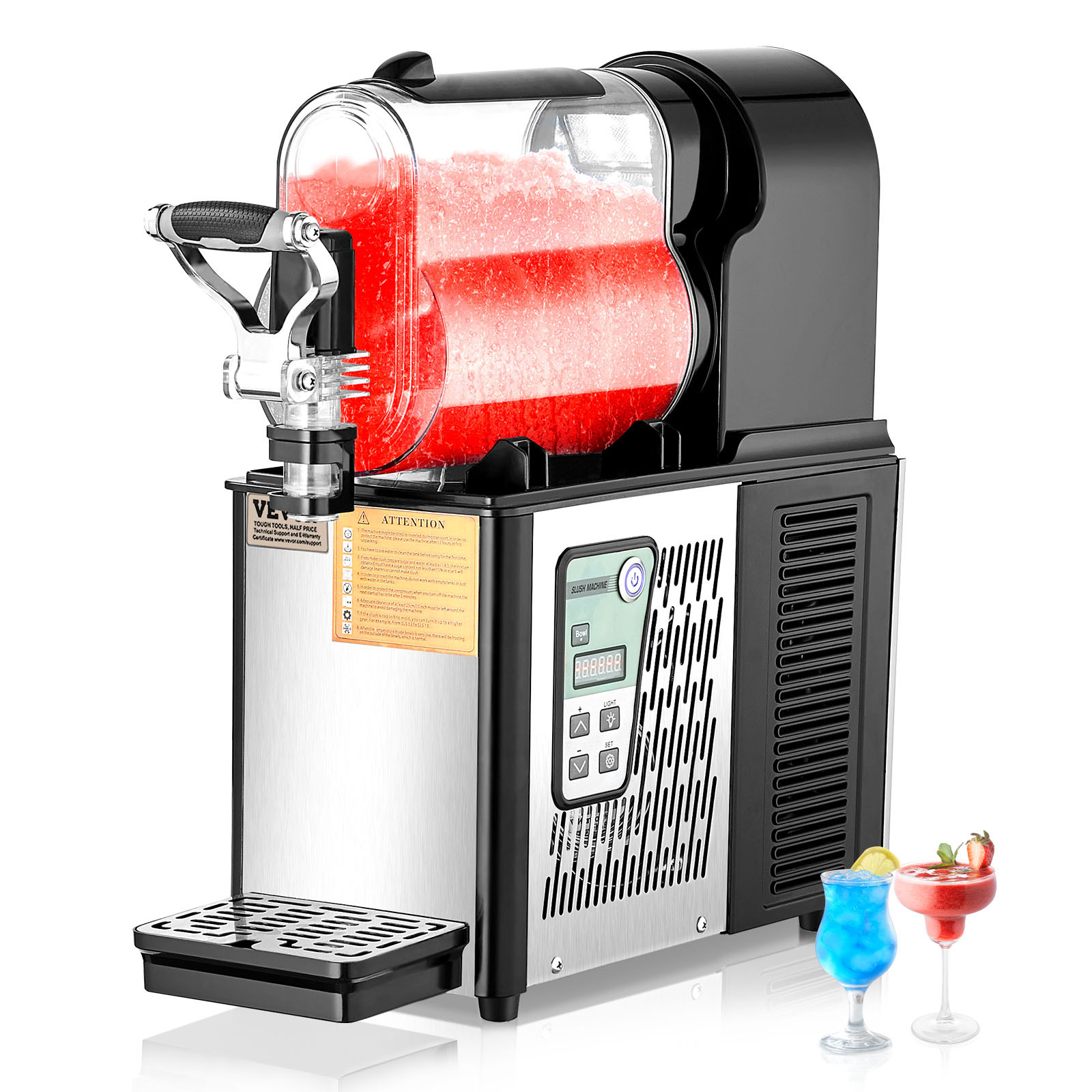 3L Commercial Slushy Machine Margarita Smoothie Frozen Drink Slushie Maker