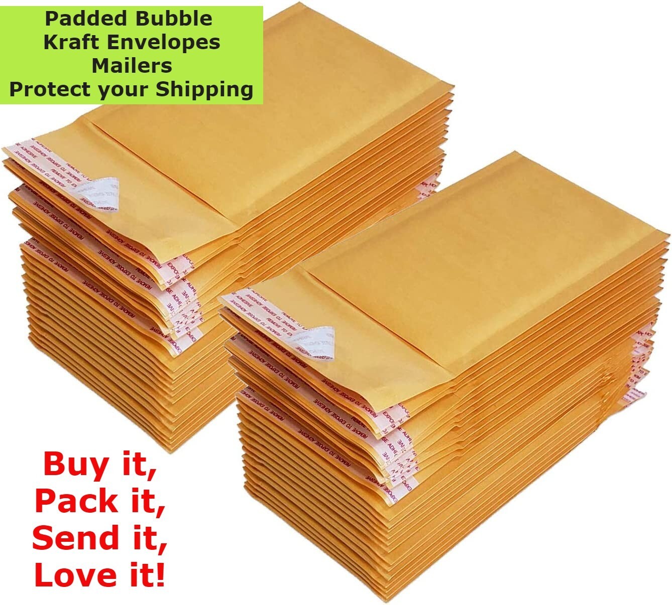 50 #5 10.5X16 Kraft Paper Bubble Padded Envelopes Mailers Case 10.5″X16″