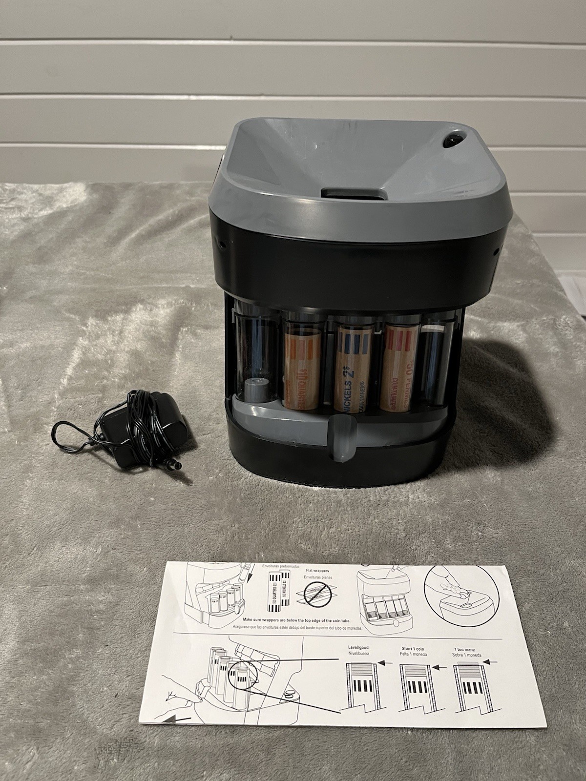 Magnif Ultra Sorter Motorized Coin Sorter 4873 USA with BONUS Assorted CoinTubes