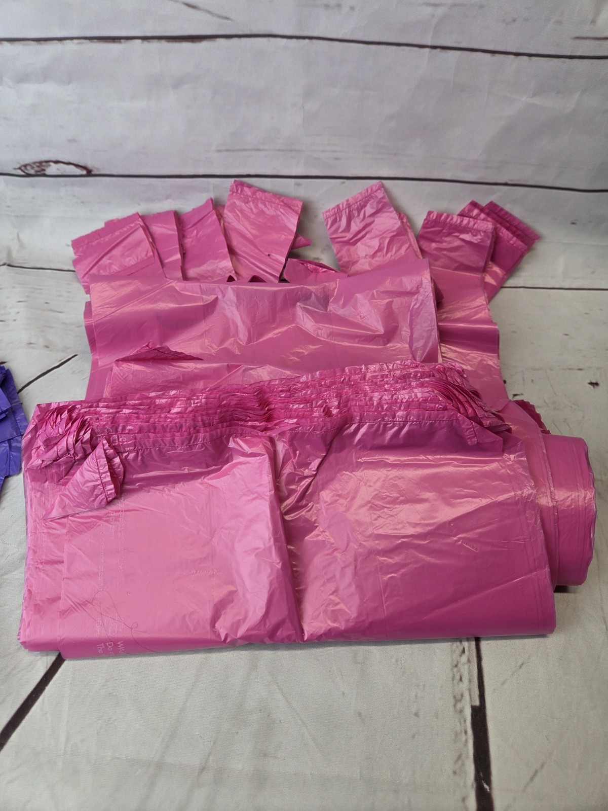 New Plastic Bags Shopping Bags, T-shirt/Barrel Bags Multicolored 11.5″x6.5″x21″