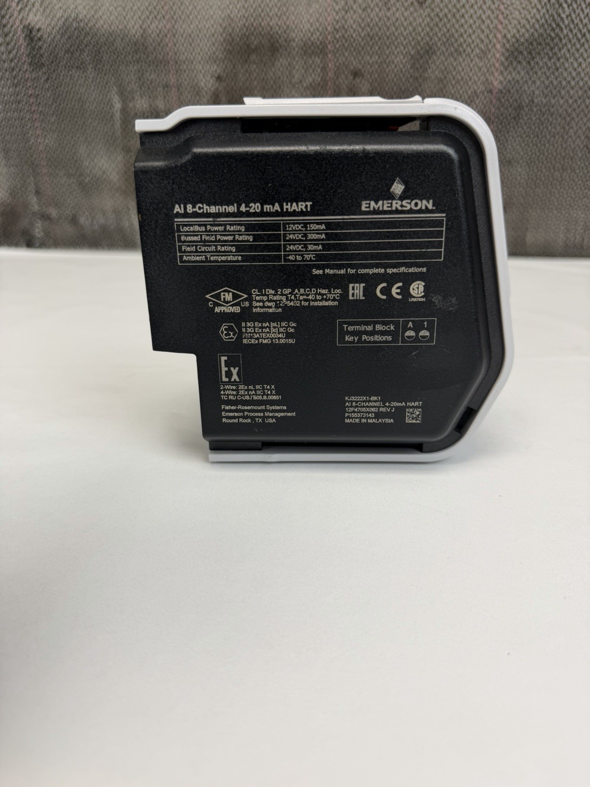 EMERSON KJ3222X1-BK1 AI 8-Channel 4-20MA HART *Guaranteed* Ships Fast
