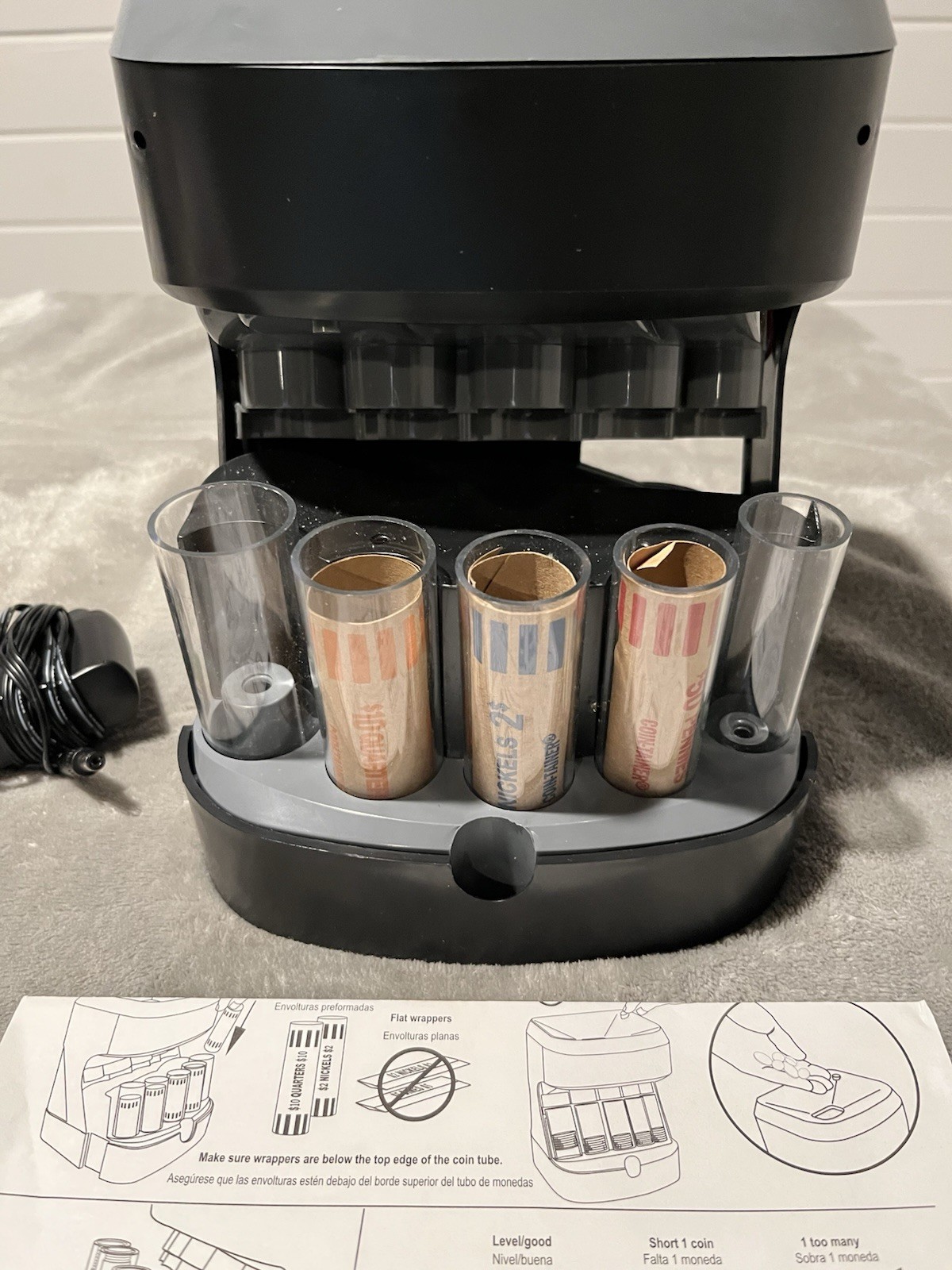 Magnif Ultra Sorter Motorized Coin Sorter 4873 USA with BONUS Assorted CoinTubes