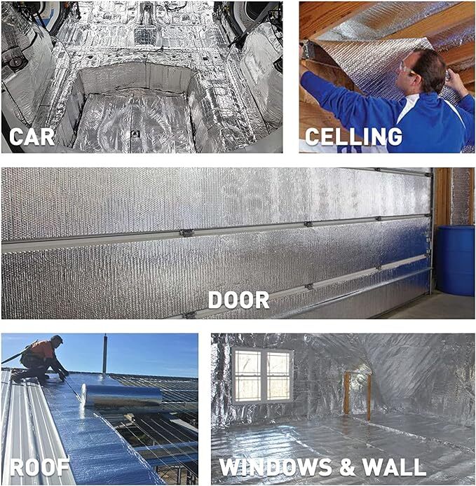 80″x40″ Premium Reflective Insulation Foam Thermal Panel Foam Core Material Mat